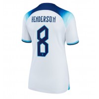 Maglie da calcio Inghilterra Jordan Henderson #8 Prima Maglia Femminile Mondiali 2022 Manica Corta